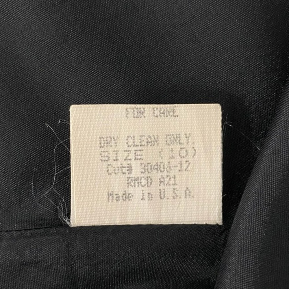 Vtg Laundry by Shelli Segal Dress Womens 10 Black Eyelet Dainty Whimsigoth USA - Picture 6 of 12